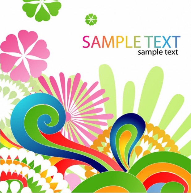 Christmas colorful Graphics floral design abstract background about Palette (computing) flower